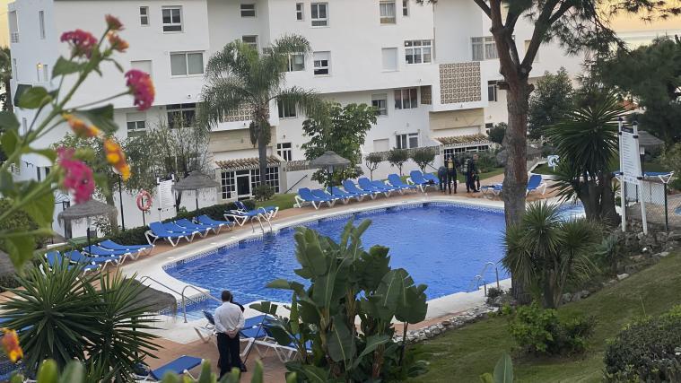 In diesem Pool in Málaga ertranken ein britischer Pastor und dessen 2 Kinder.