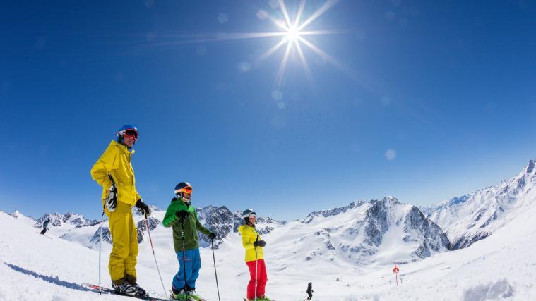 Purer Schneespaß am Schnalstaler Gletscher!