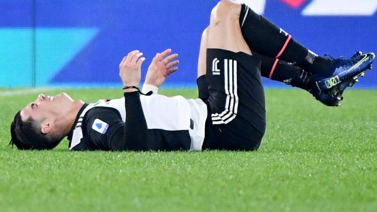 Ronaldo am Boden