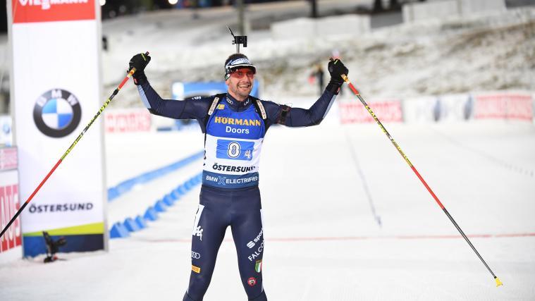 Schlussläufer Dominik Windisch verteidigte Platz 3 in der Teamstaffel.