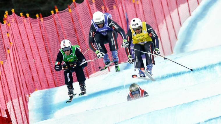 Siegmar Klotz (ganz links) kam bei seinem Weltcup-Comeback auf Rang 22.