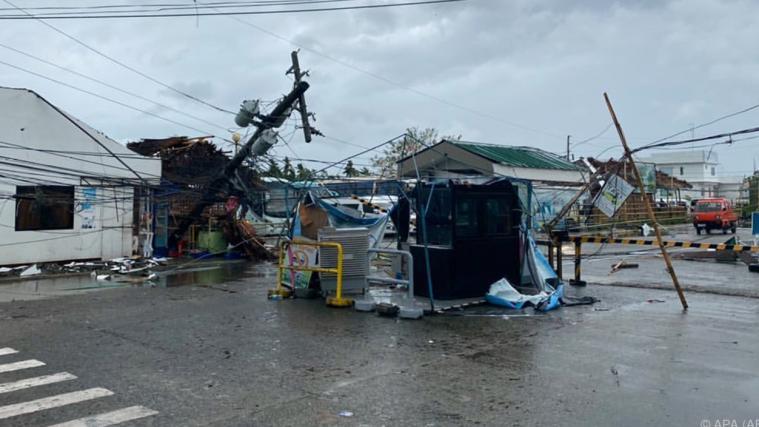 Taifun "Phanfone" richtete großen Schaden an.