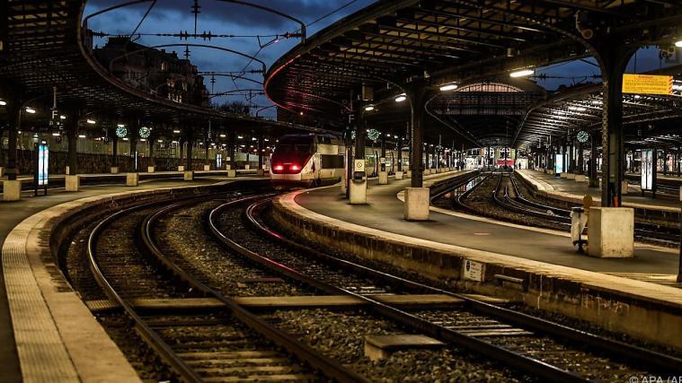 Weiterhin wenig los auf Frankreichs Bahnhöfen.