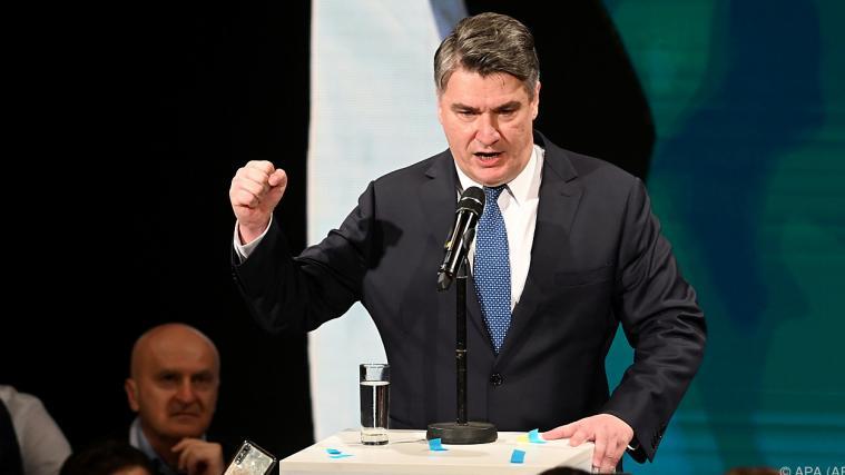 Zoran Milanovic erreichte 29,6 Prozent der Stimmen.