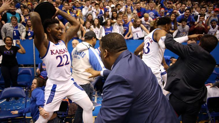 Beim College-Derby in Kansas kam es zu einer Schlägerei