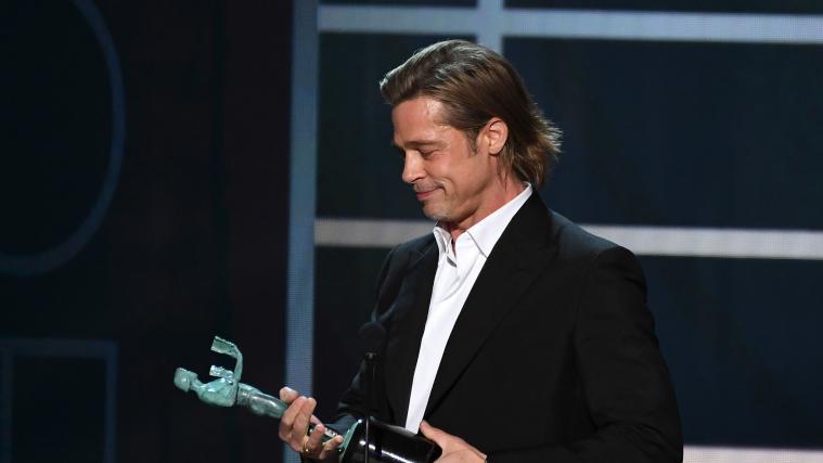 Brad Pitt erhielt einen Award für seine Nebenrolle in „Once Upon a Time in Hollywood“.