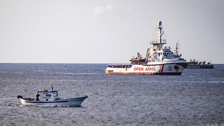 Das Rettungsschiff "Open Arms" (Archivbild).
