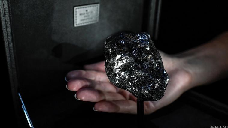 Den Wert des Diamants kennt man noch nicht.