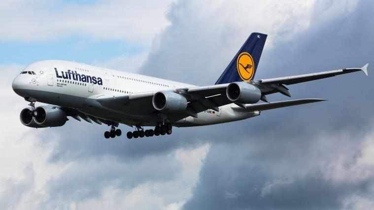 Der Airbus 380 der Lufthansa befand sich auf dem Weg nach Miami.