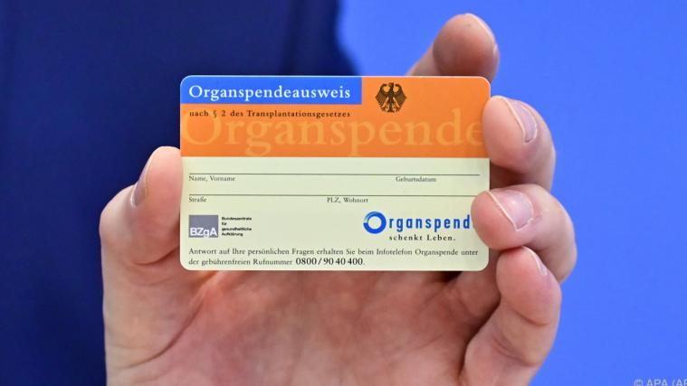 Der Organspende in Deutschland muss weiterhin zugestimmt werden.