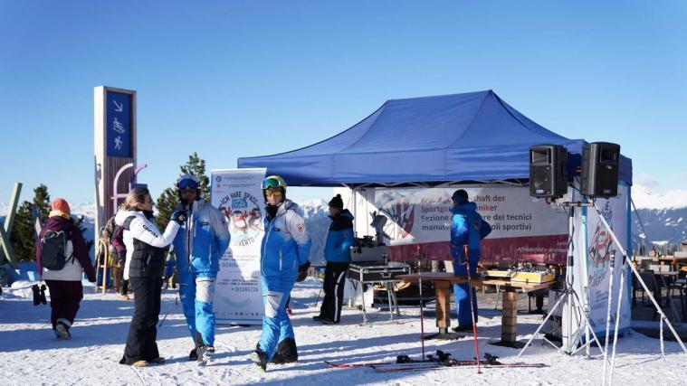 Die Kampagne tourt durch heimische Skigebiete.