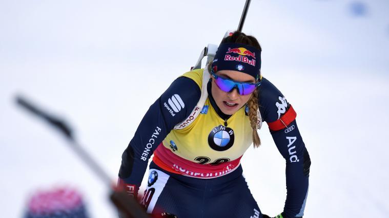 Dorothea Wierer lief auf Rang 3.