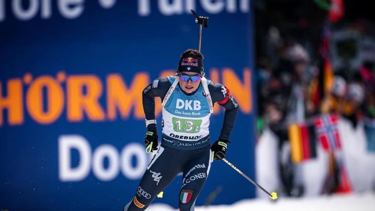 Dorothea Wierer zeigte wieder einmal eine starke Leistung.