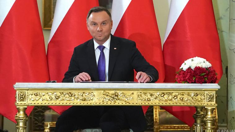 Duda wollte eine Rede halten, das wurde allerdings abgelehnt.