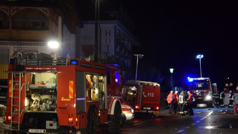 Ein Bild des Schreckens bot sich den Rettungskräften nach dem Unfall in Luttach.