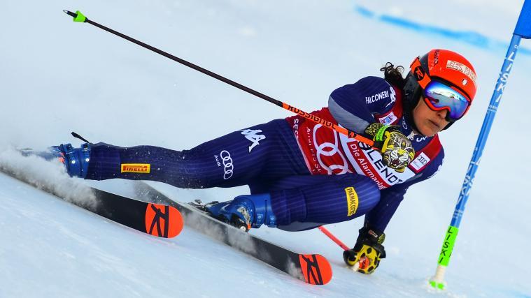 Federica Brignone liegt in Sestriere in Führung.