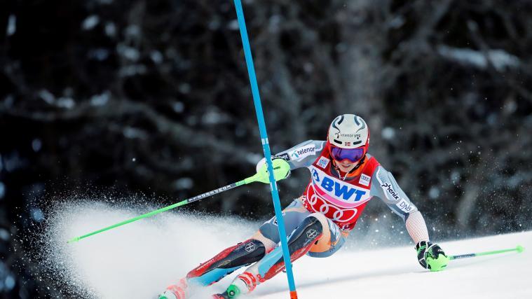 Henrik Kristoffersen liegt nach dem 1. Lauf auf Rang 2.