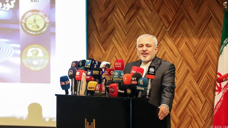 Irans Außenminister Zarif übt Kritik.