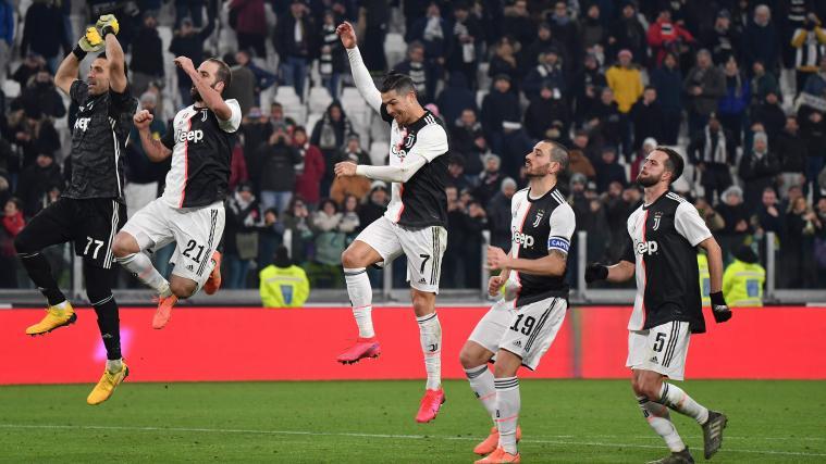 Jubel bei den Juve-Spielern.