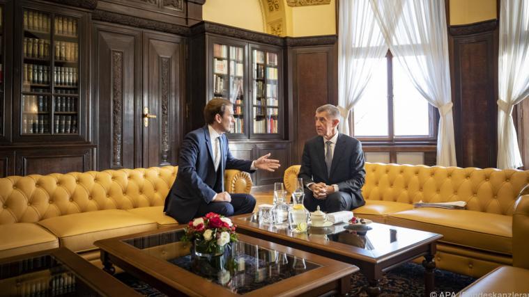 Kurz und Babis.