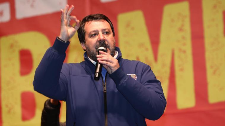Matteo Salvini hat seinen Wahlkampf abgeschlossen.