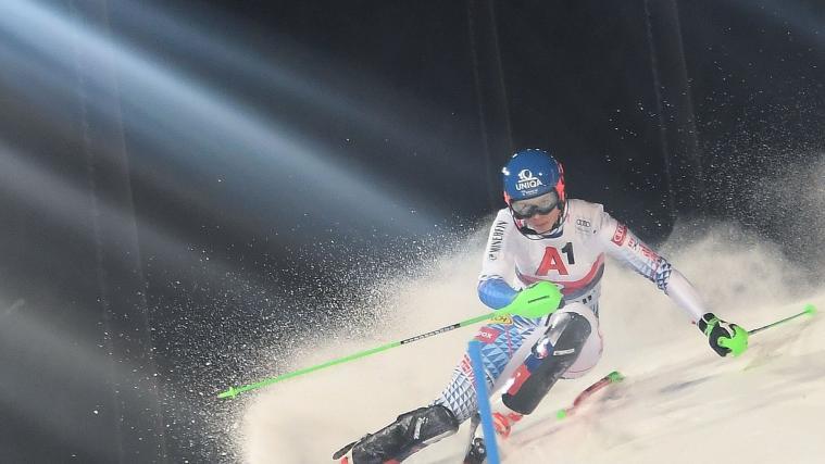 Petra Vlhova liegt klar in Führung.