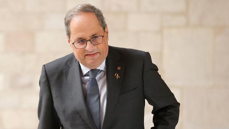 Quim Torra wird "Ungehorsam" vorgeworfen.