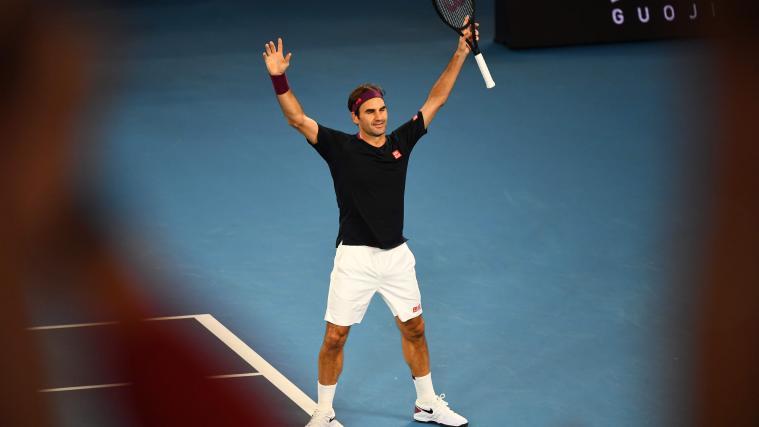 Roger Federer durfte nach seinem Sieg tief durchatmen.