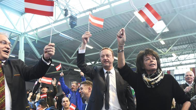 Rund 1300 Menschen sind zum FPÖ-Neujahrstreffen gekommen.