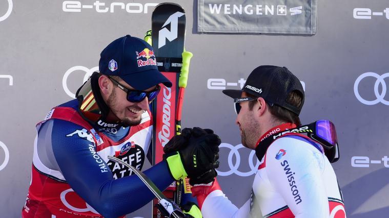 Schätzen und mögen sich: Dominik Paris und Beat Feuz.