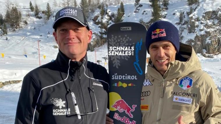 Thomas Stecher, Direktor Schnalstaler Gletscherbahnen (links), und Roland Fischnaller