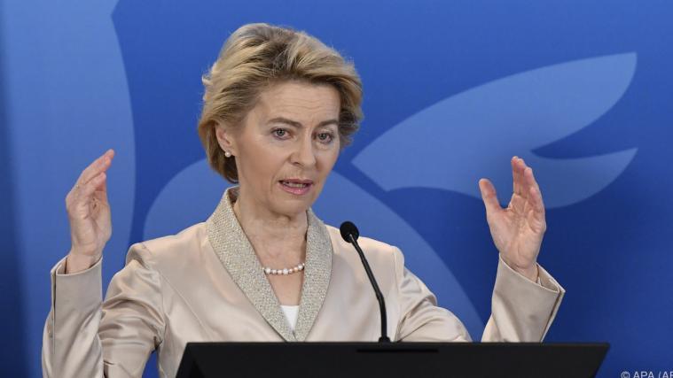 Von der Leyen sieht "einmalige Chance".