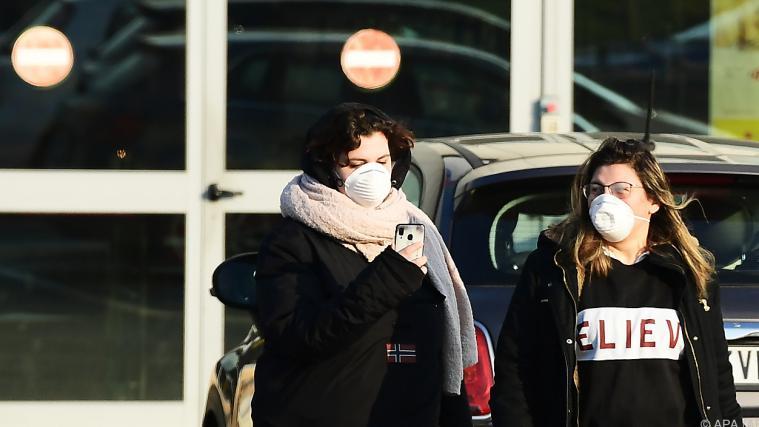 Angst vor dem Virus in Italien.