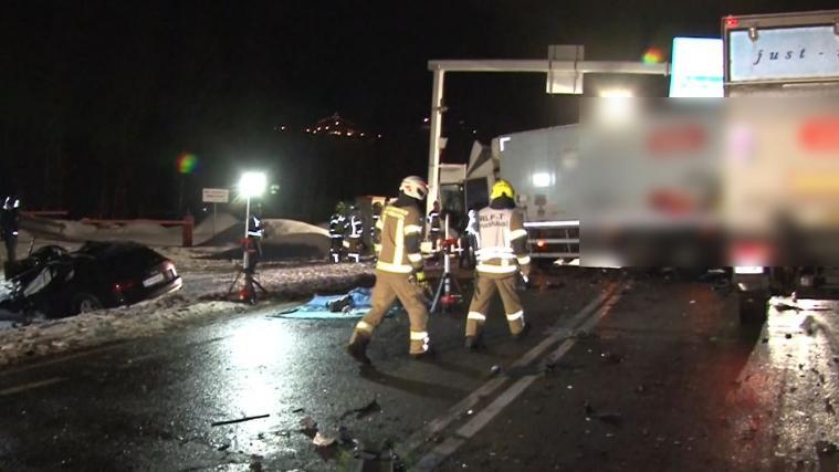 Bei dem schrecklichen Unfall kam ein Mann ums Leben.