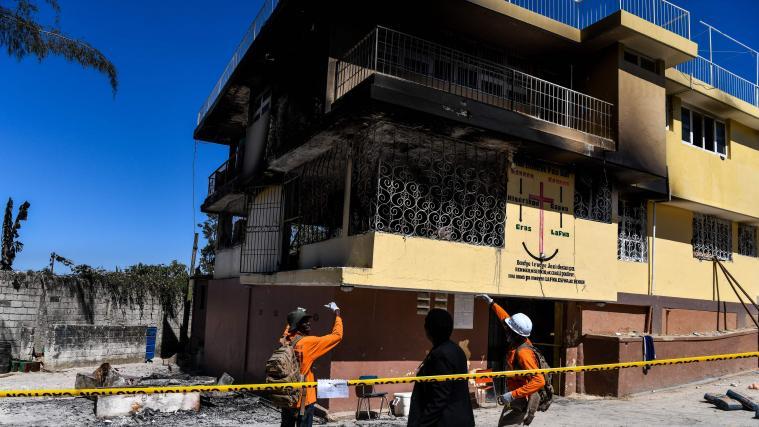 Beim Brand des Waisenhaues sind mindestens
