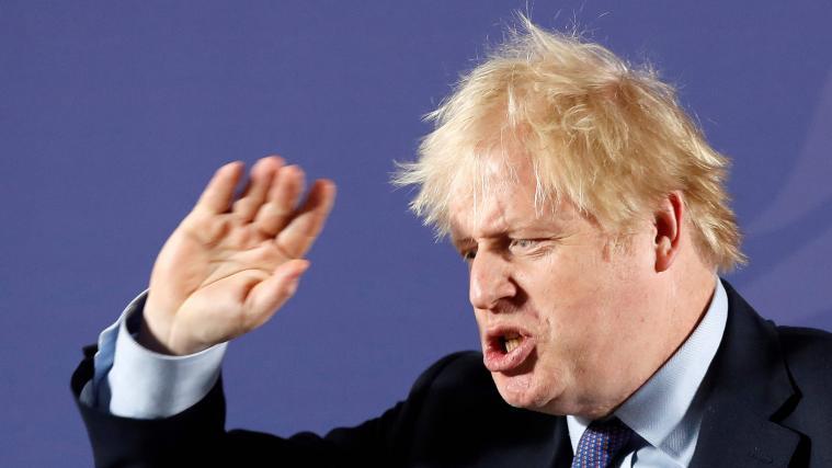 Boris Johnson droht mit einem harten Bruch.