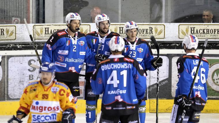 Die Rittner Buam haben im ersten Master-Round-Spiel Asiago zu Gast. Foto: Max Pattis