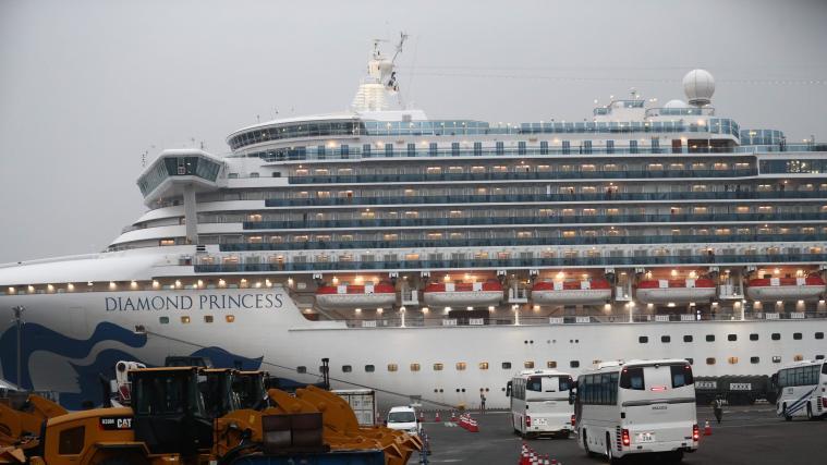 Die Zahl der Infizierten auf dem Kreuzfahrtschiff „Diamond Princess“ steigt weiter an.