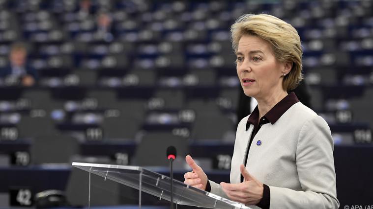 EU-Kommissionspräsidentin Ursula Von der Leyen mahnt einen baldigen Haushaltsbeschluss ein.