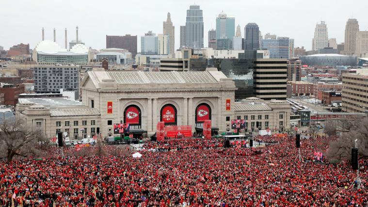 Feierstimmung in Kansas City.