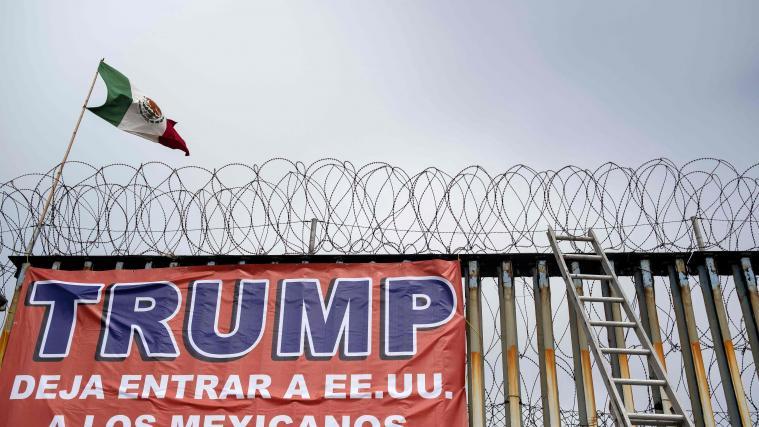 Grenzzaun zwischen USA und Mexiko.