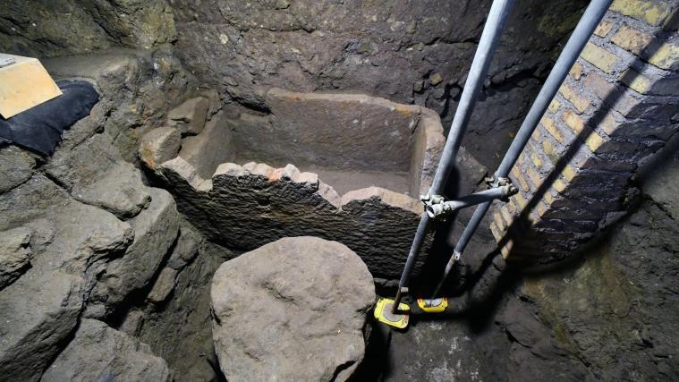 Im Forum Romanum wurde ein Sarkophag entdeckt.