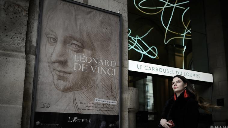 Leonardo da Vinci lockt Besuchermassen in den Louvre.