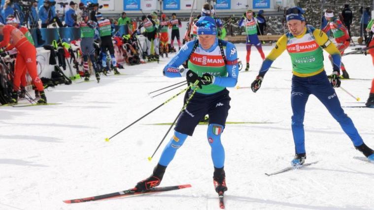 Lukas Hofer & Co. haben am Mittwoch ein Training in Antholz absolviert.