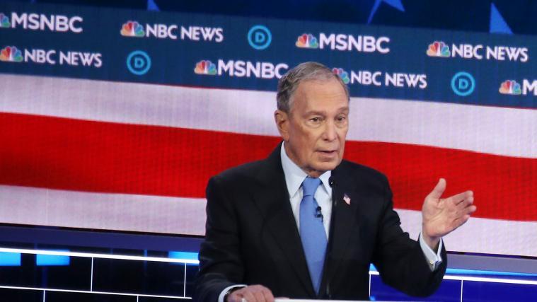 Mike Bloomberg hatte in seiner ersten TV-Debatte einen schweren Stand.