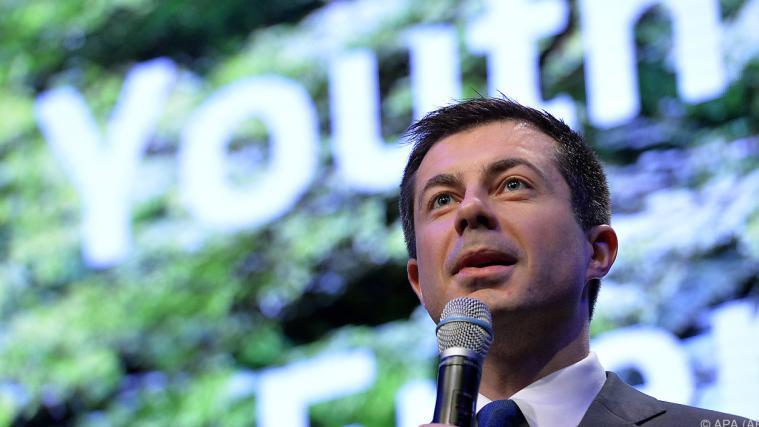 Pete Buttigieg ist mit 38 Jahren der jüngste Demokrat im Rennen.