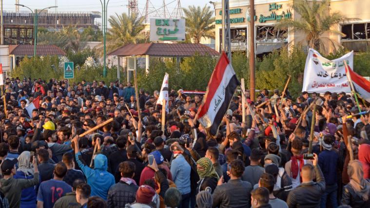 Proteste in Najaf.