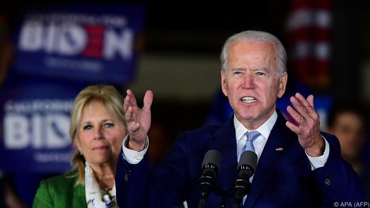 Aufwind für den demokratischen Präsidentschaftskandidaten Joe Biden.