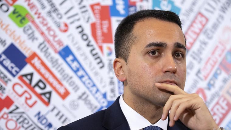 Außenminister Luigi Di Maio: „Keine Zeit für Papierkram.“