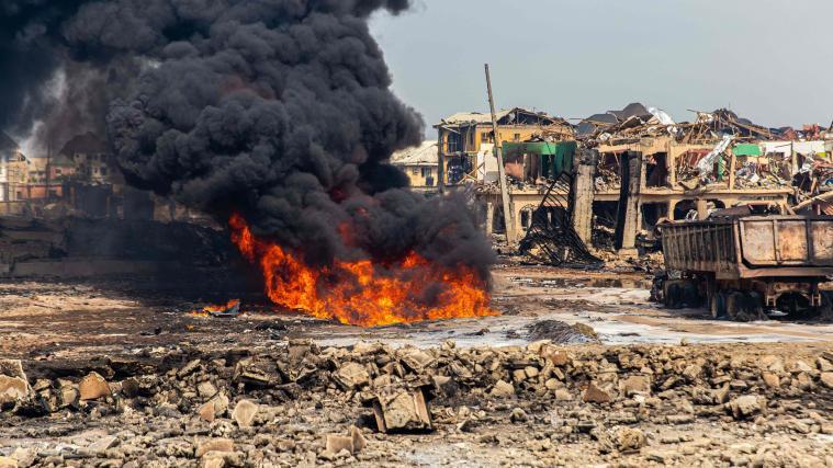 Bei einer Gasexplosion in Nigeria wurden mindestens 15 Menschen getötet.